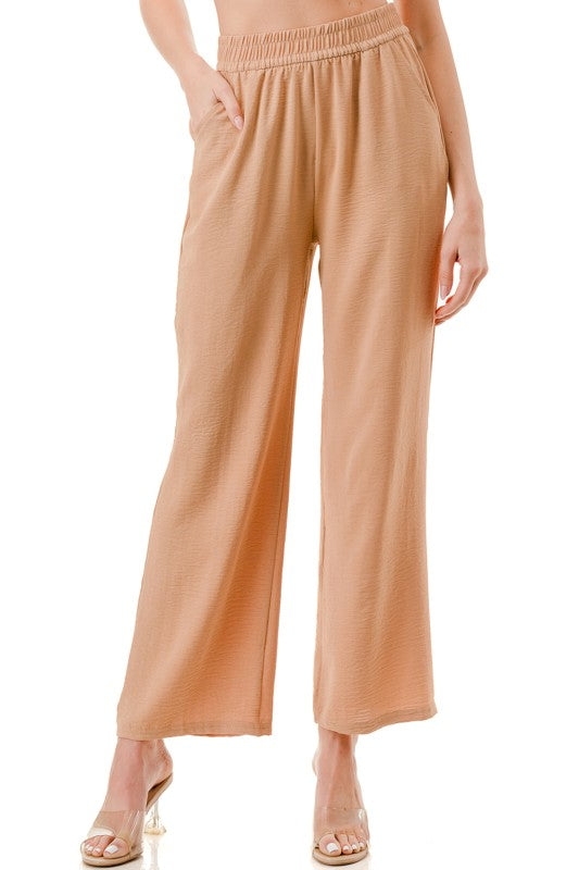 CCP01 CRINKLE CREPE PANTS