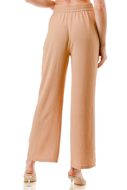 CCP01 CRINKLE CREPE PANTS