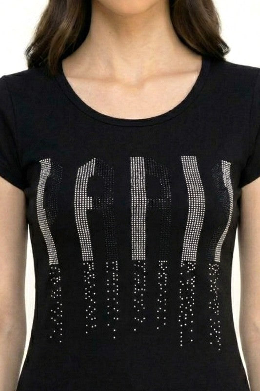 420-PA RHINESTONE TOP