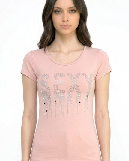 420-SEXY RHINESTONE TOP