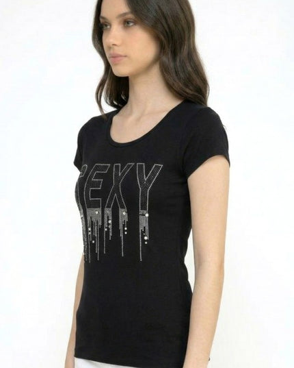 420-SEXY RHINESTONE TOP