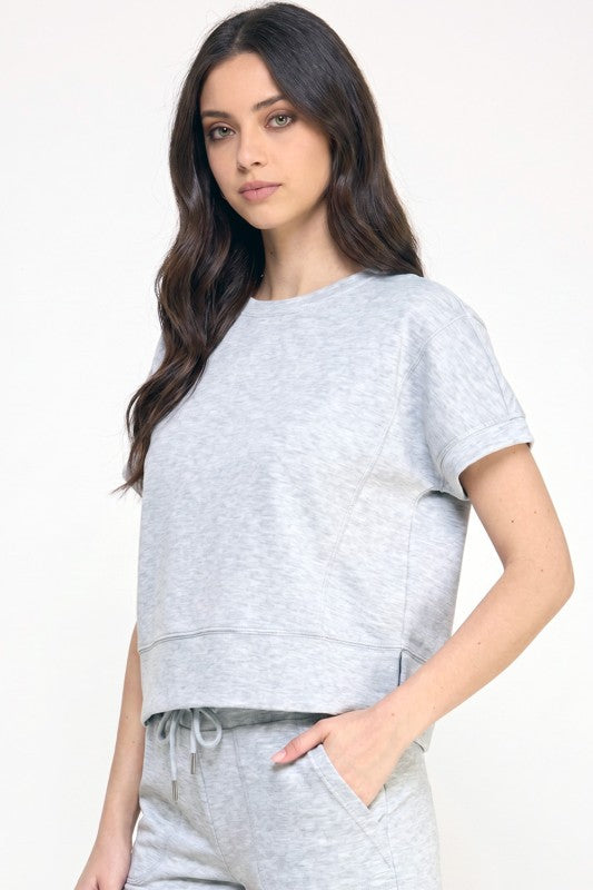 Air Scuba Short Sleeve Sweatshirts – Relaxed Fit Basic Top