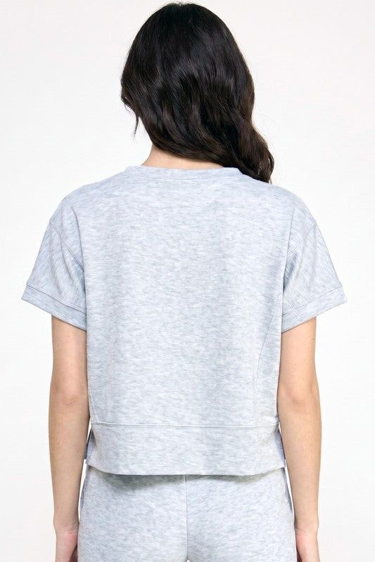Air Scuba Short Sleeve Sweatshirts – Relaxed Fit Basic Top