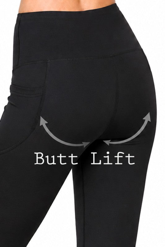 LG34X Plus Active Flare Yoga Pants – Side Pocket Sculpt Fit