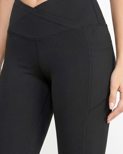 LG34 Active Flare Yoga Pants – Side Pocket Sculpt Fit