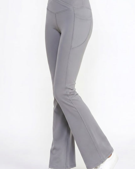 Active Flare Yoga Pants – Side Pocket Sculpt Fit
