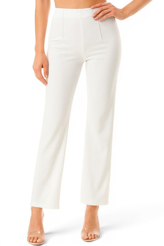YC105 Pleated Dress Pants – Wide Leg Tailored Fit