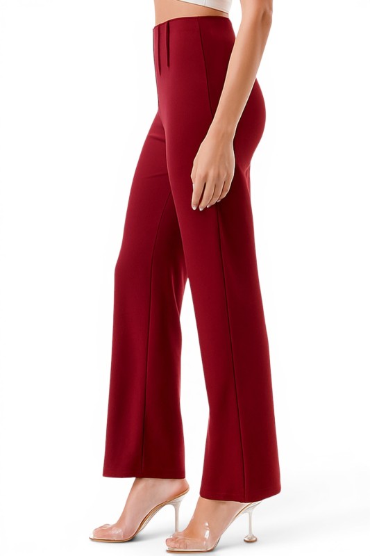 YC105 Pleated Dress Pants – Wide Leg Tailored Fit