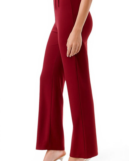 YC105 Pleated Dress Pants – Wide Leg Tailored Fit
