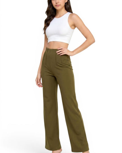 PLUS YC105X Pleated Waist Dress Pants – Tailored Fit