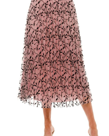 SK703-LE FLOCKING SKIRT