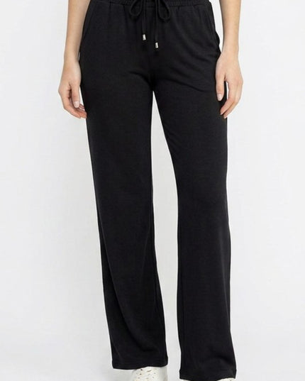 French Terry Straight Pants – Relaxed Fit Everyday Sweatpants