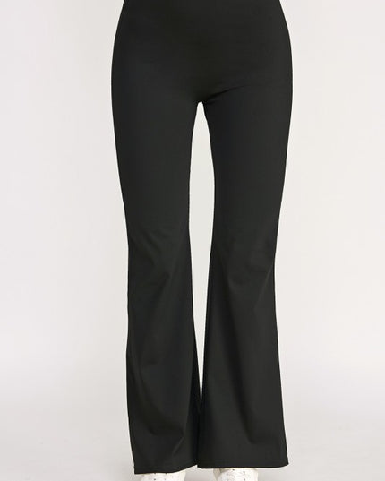 PH72BB HOURGLASS HIGH-RISE FLARED LEGGINGS