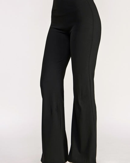 PH72BB HOURGLASS HIGH-RISE FLARED LEGGINGS