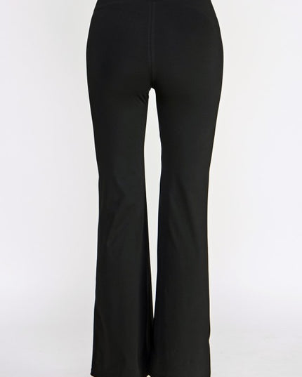 PH72BB HOURGLASS HIGH-RISE FLARED LEGGINGS