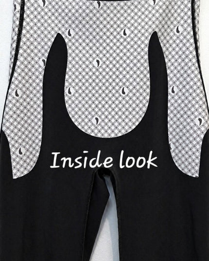PH72BB HOURGLASS HIGH-RISE FLARED LEGGINGS