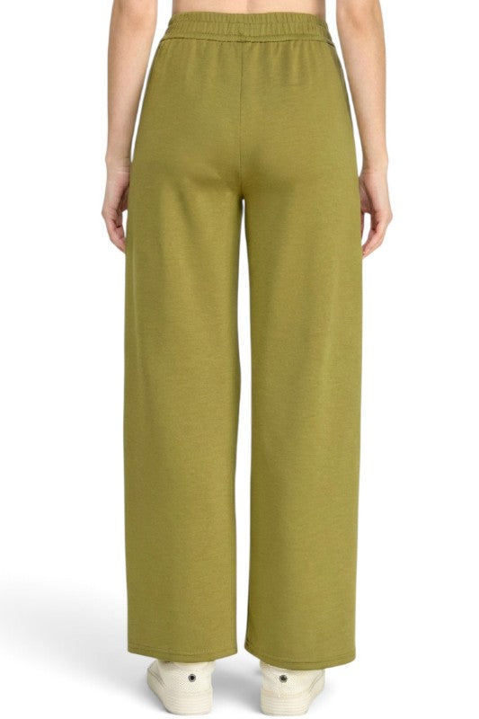 AIR105 Air Scuba Elastic Waist Sweatpants – Wide Leg Fit