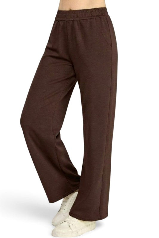 AIR105 Air Scuba Elastic Waist Sweatpants – Wide Leg Fit