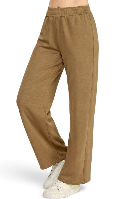 AIR105 Air Scuba Elastic Waist Sweatpants – Wide Leg Fit