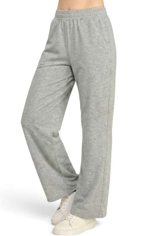 AIR105 Air Scuba Elastic Waist Sweatpants – Wide Leg Fit