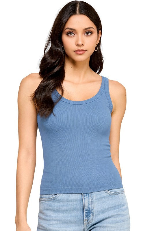 PT012 Ribbed Racerback Tank Top – Sculpt Fit Active Top