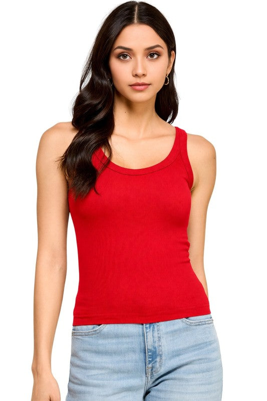PT012 Ribbed Racerback Tank Top – Sculpt Fit Active Top