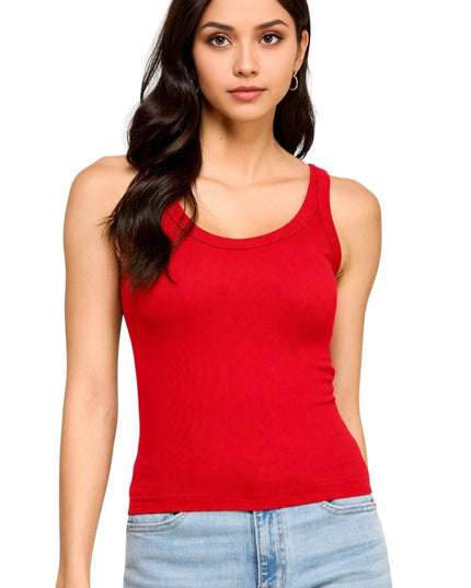 PT012 Ribbed Racerback Tank Top – Sculpt Fit Active Top