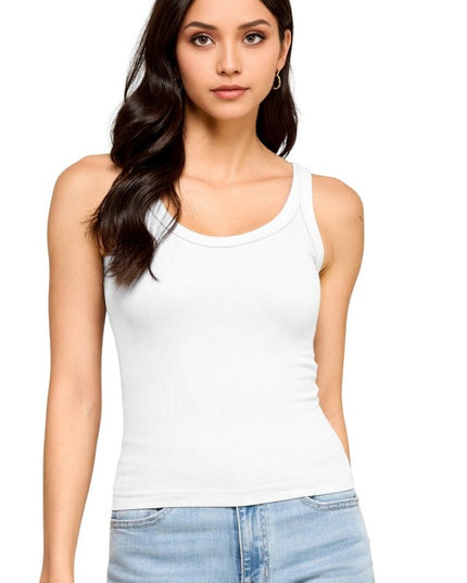 PT012 Ribbed Racerback Tank Top – Sculpt Fit Active Top