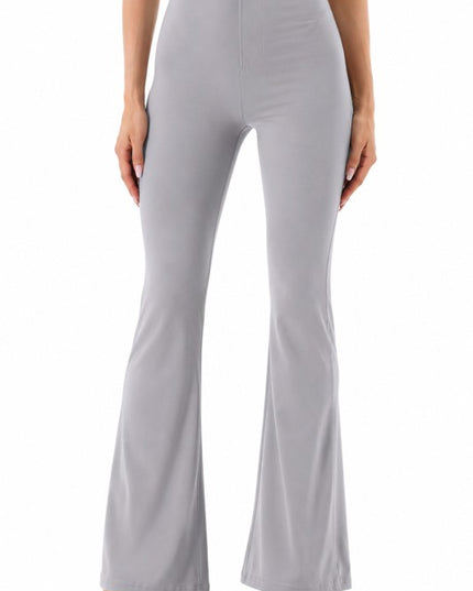 High Rise Flare Leggings – Button Detail Hourglass Fit