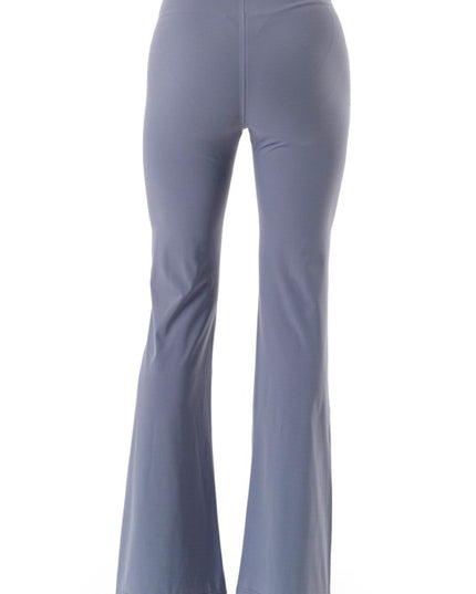 High Rise Flare Leggings – Button Detail Hourglass Fit