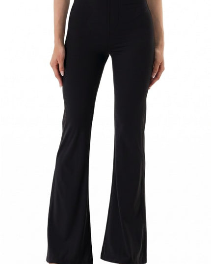 High Rise Flare Leggings – Button Detail Hourglass Fit