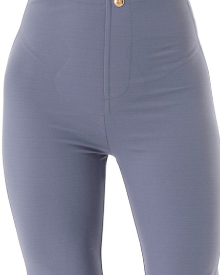 High Rise Flare Leggings – Button Detail Hourglass Fit
