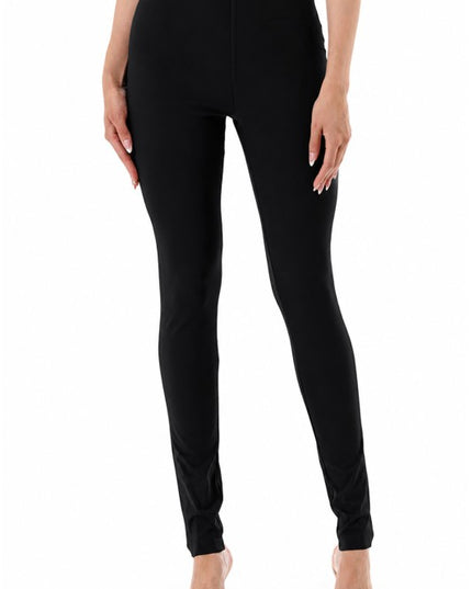 High Rise Hourglass Leggings – Button Detail Sculpt Fit