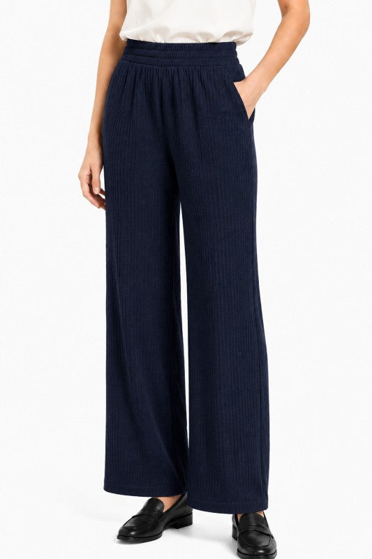 Plus Crinkle Lounge Pants – Relaxed Wide Leg Fit
