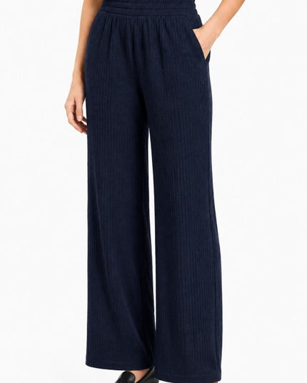 Plus Crinkle Lounge Pants – Relaxed Wide Leg Fit