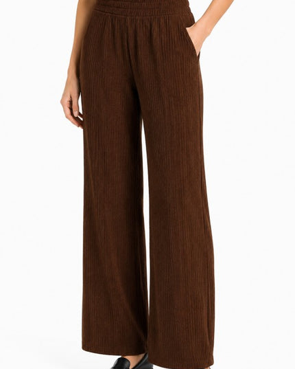 Plus Crinkle Lounge Pants – Relaxed Wide Leg Fit