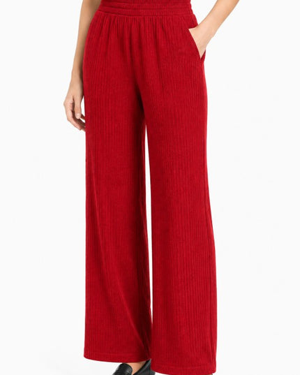 Plus Crinkle Lounge Pants – Relaxed Wide Leg Fit
