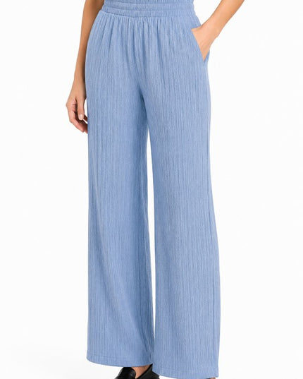 Plus Crinkle Lounge Pants – Relaxed Wide Leg Fit