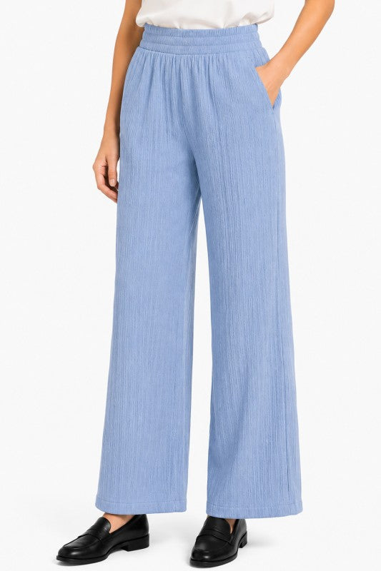 Plus Crinkle Lounge Pants – Relaxed Wide Leg Fit