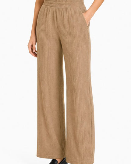 Plus Crinkle Lounge Pants – Relaxed Wide Leg Fit