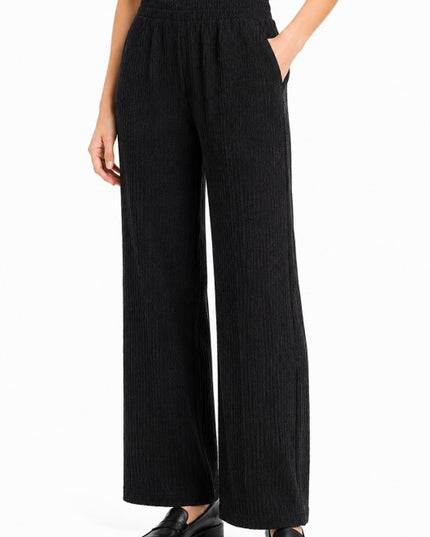 Plus Crinkle Lounge Pants – Relaxed Wide Leg Fit