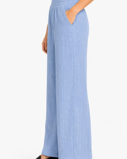 Plus Crinkle Lounge Pants – Relaxed Wide Leg Fit