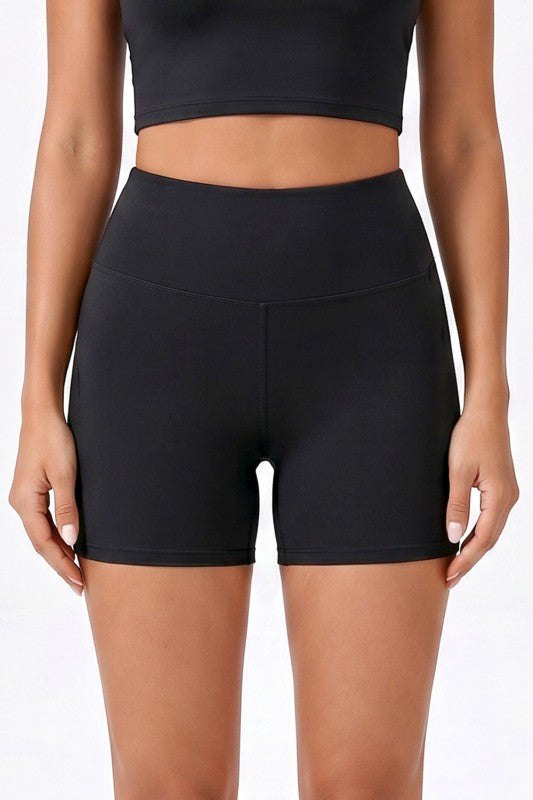 Plus Size Yoga Shorts – Butt Lift High Waist Active Shorts