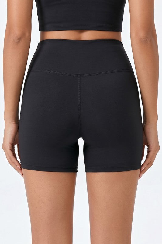 LG26SH High Waist Yoga Shorts – Butt Lift Active Style
