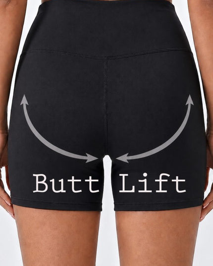 LG26SH High Waist Yoga Shorts – Butt Lift Active Style