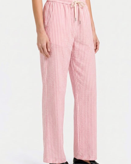 PC17 Striped Straight Leg Pants – Relaxed Everyday Fit