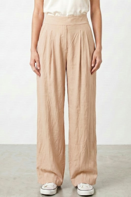 LELIS51 Silky – Flat Front Waist Pants