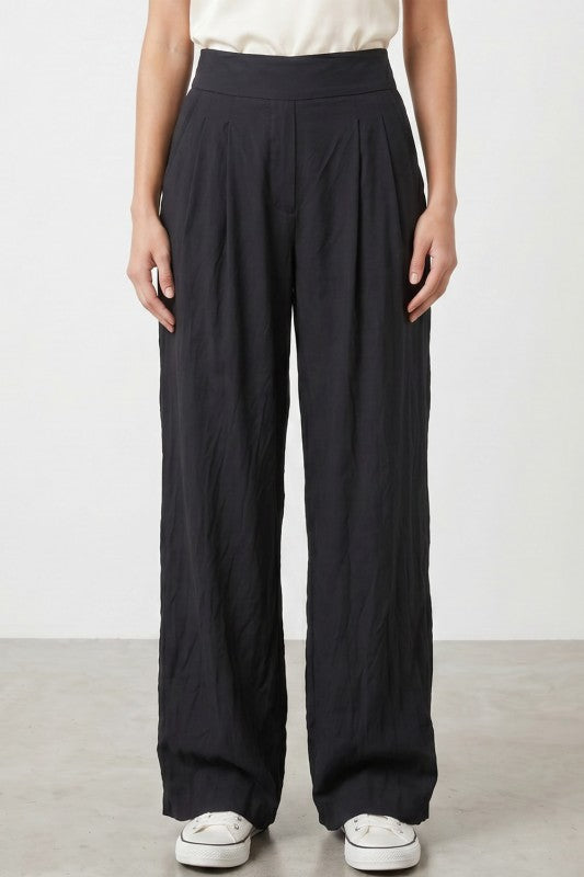 LELIS51 Silky – Flat Front Waist Pants