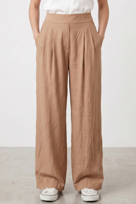 LELIS51 Silky – Flat Front Waist Pants