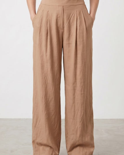 LELIS51 Silky – Flat Front Waist Pants